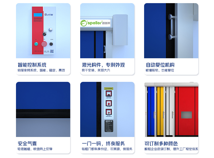 潔凈快速門(mén)6大精工科技